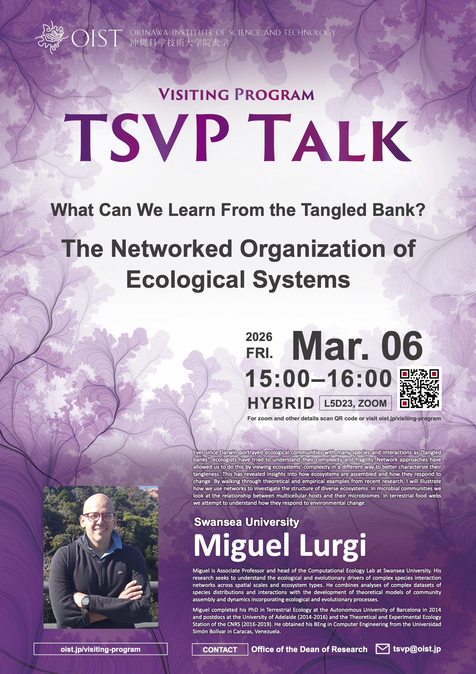TSVP Talk Poster